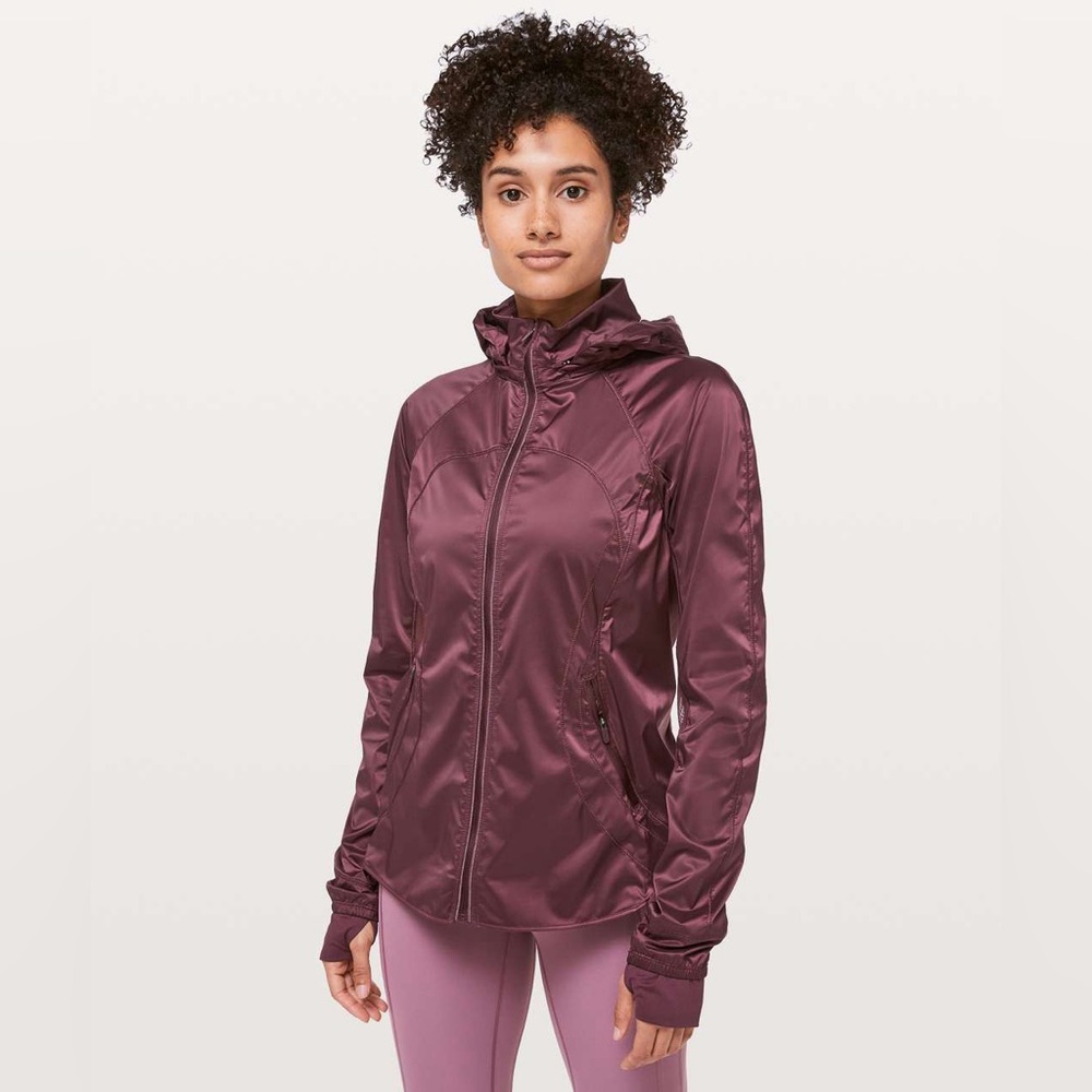 Lululemon Goal Crusher Jacket Redwood size 12